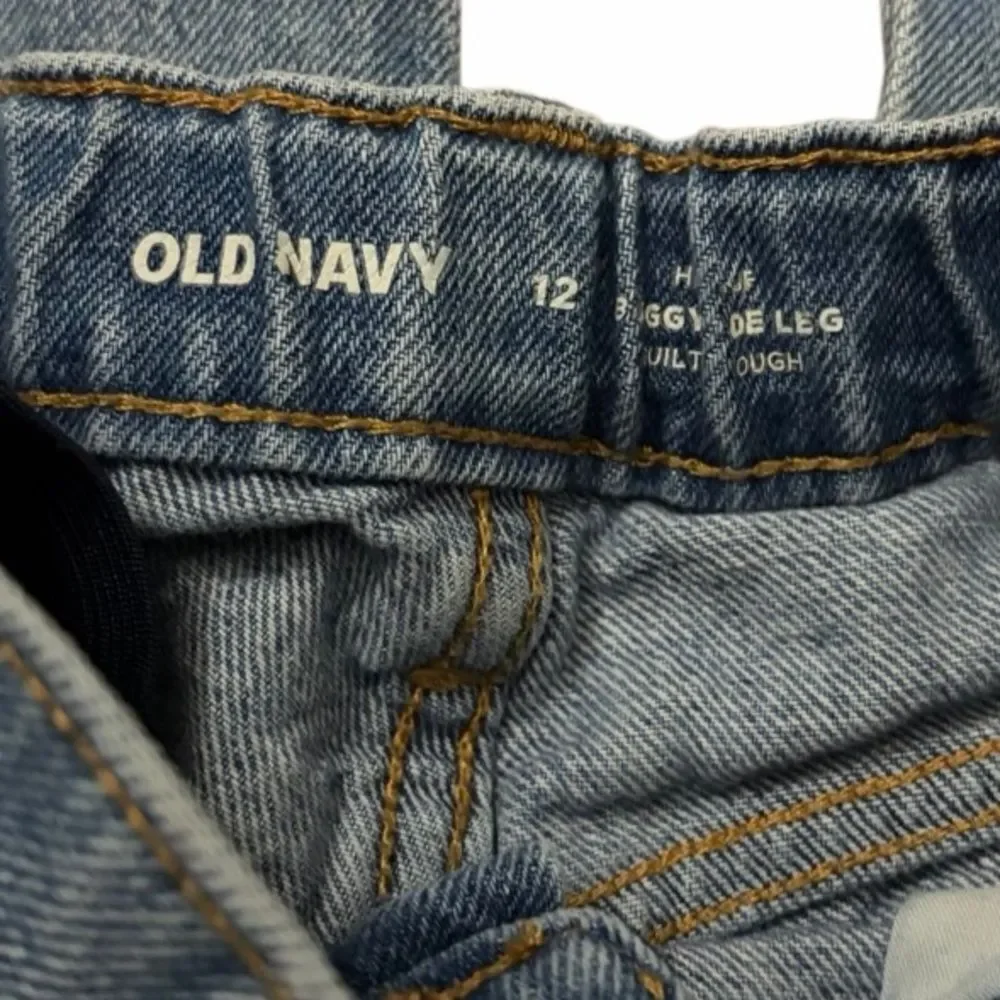 Old Navy High Rise Baggy Wide Leg Cargo Jeans Size 12